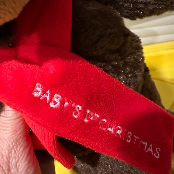 Hallmark Baby's First Christmas Bear Plush 11" Stuffed Animal toy - Picture 4 of 5